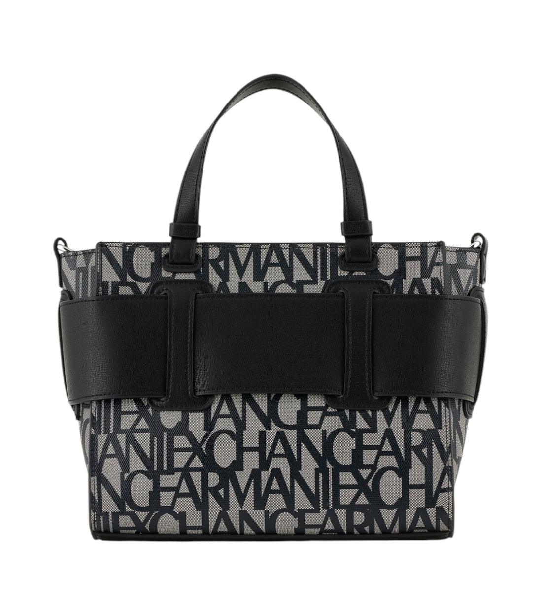 Armani Exchange Zwart Handtas Met Logoprint