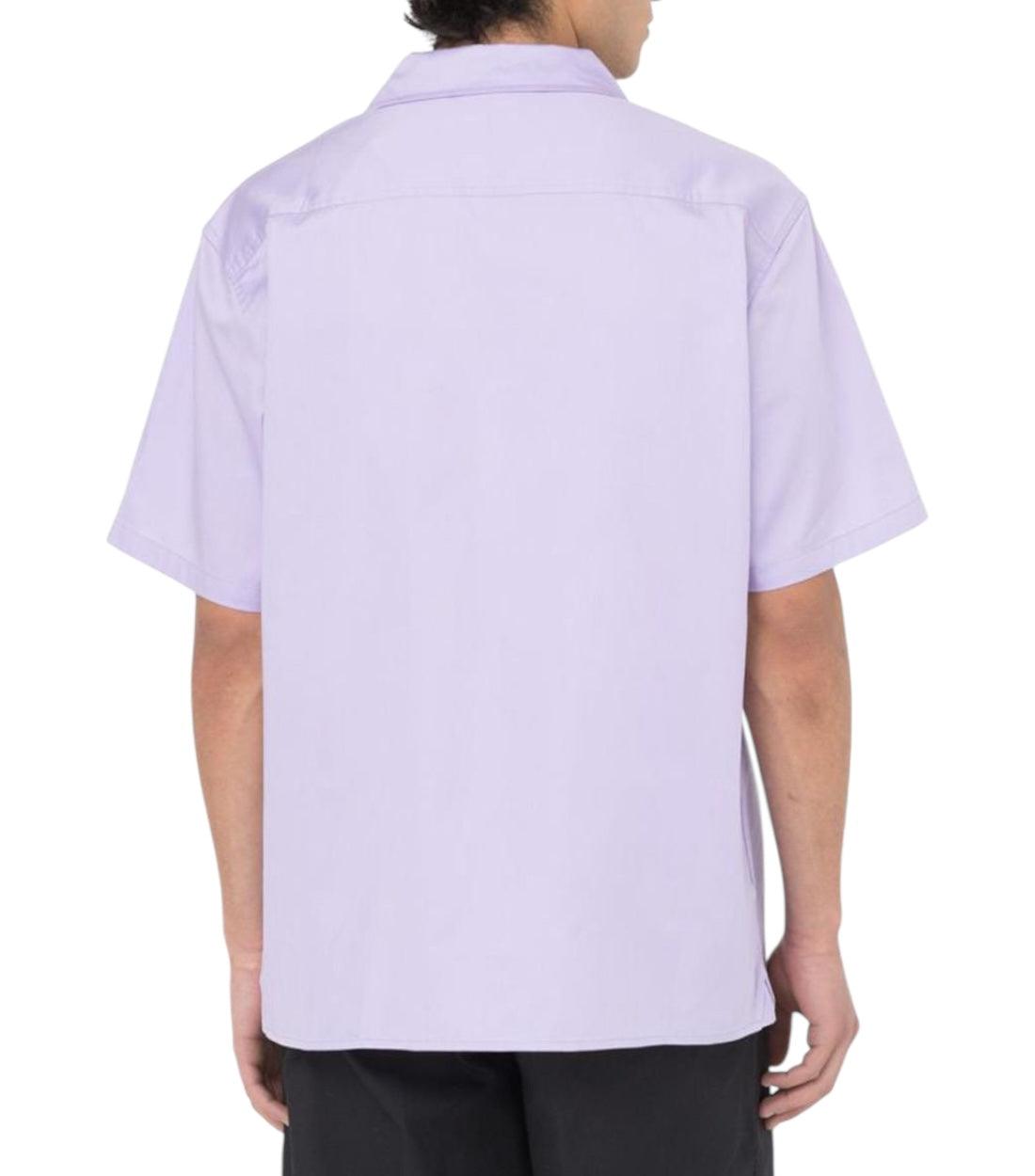 Dickies Paars Westover Gestreept Overhemd T-shirt