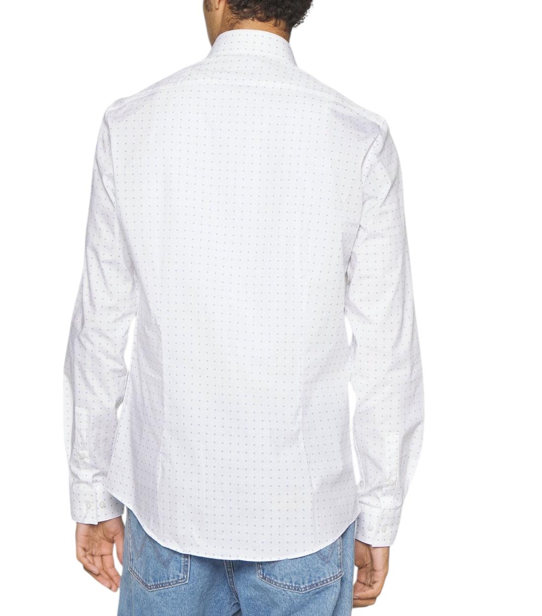 Calvin Klein Wit Slim Shirt Zakelijk Overhemd