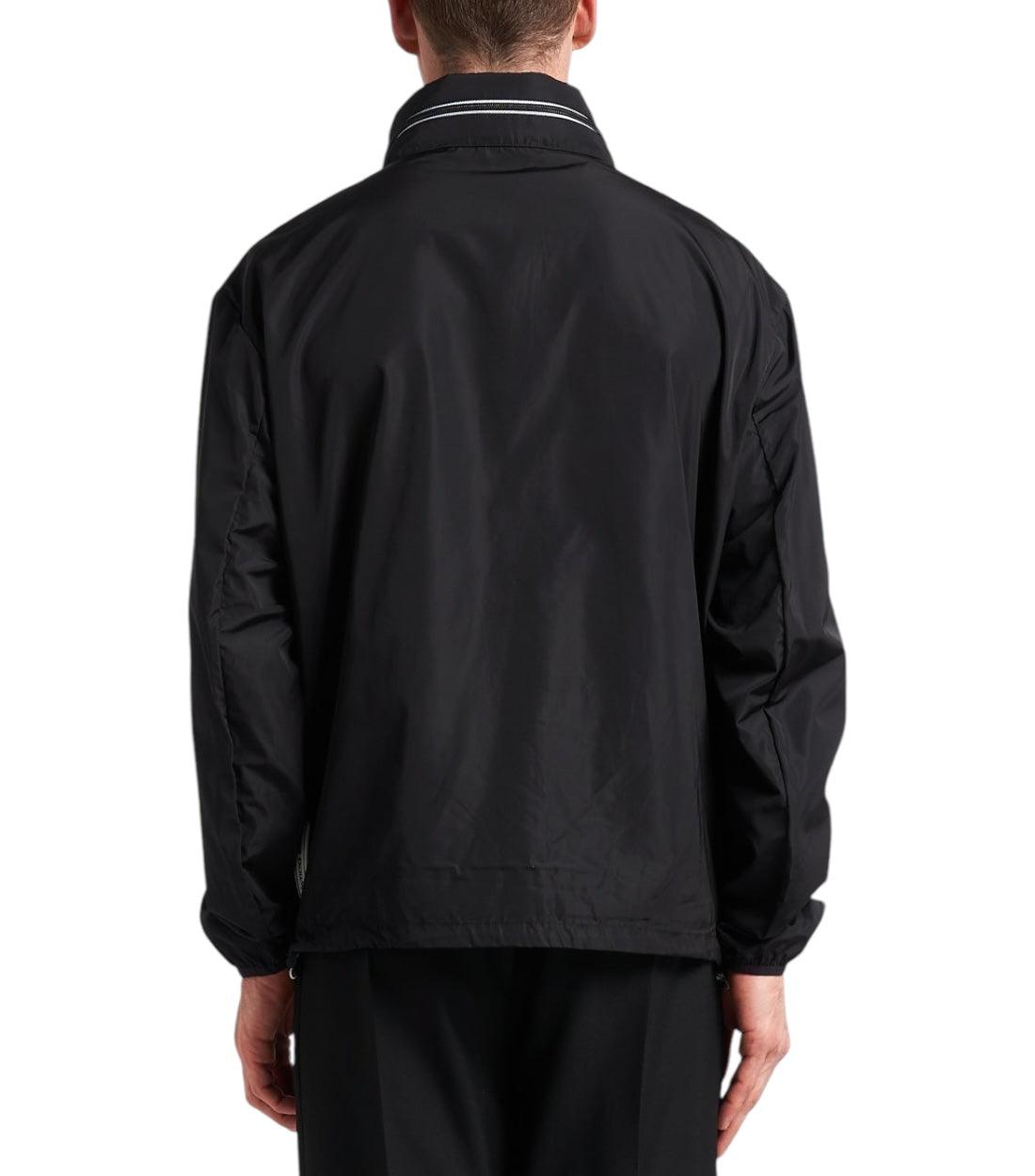 Armani Exchange Zwart Windbreaker Met Logodetails