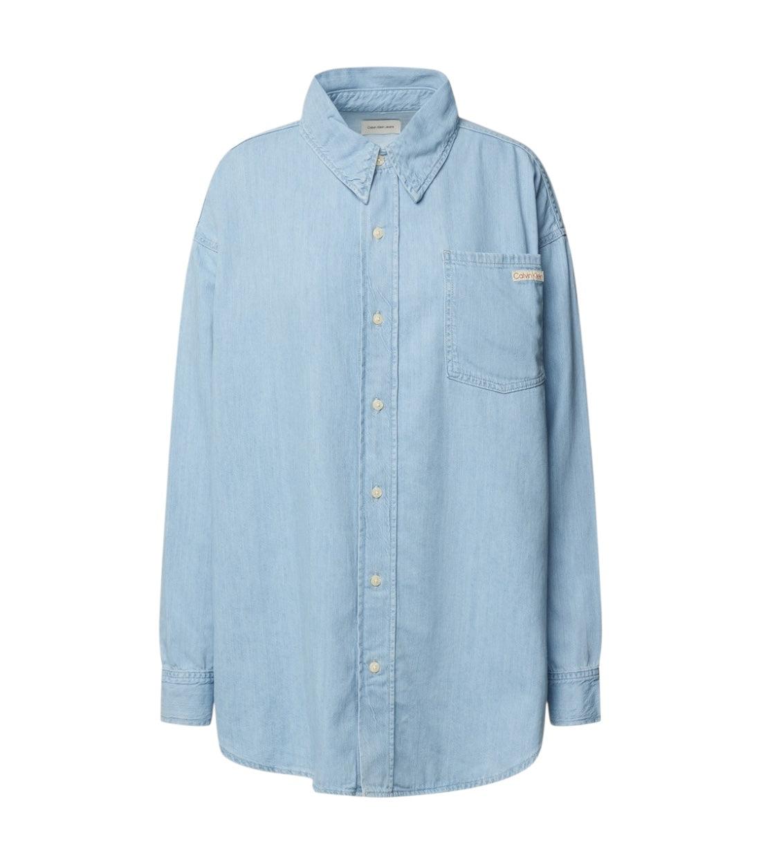 Calvin Klein Jeans Blauw Oversized Blouse