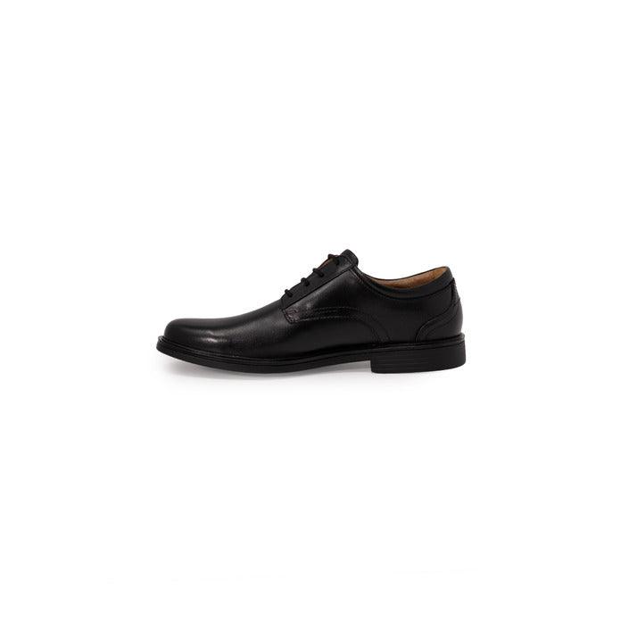 Clarks Zwart Leren Veterschoenen
