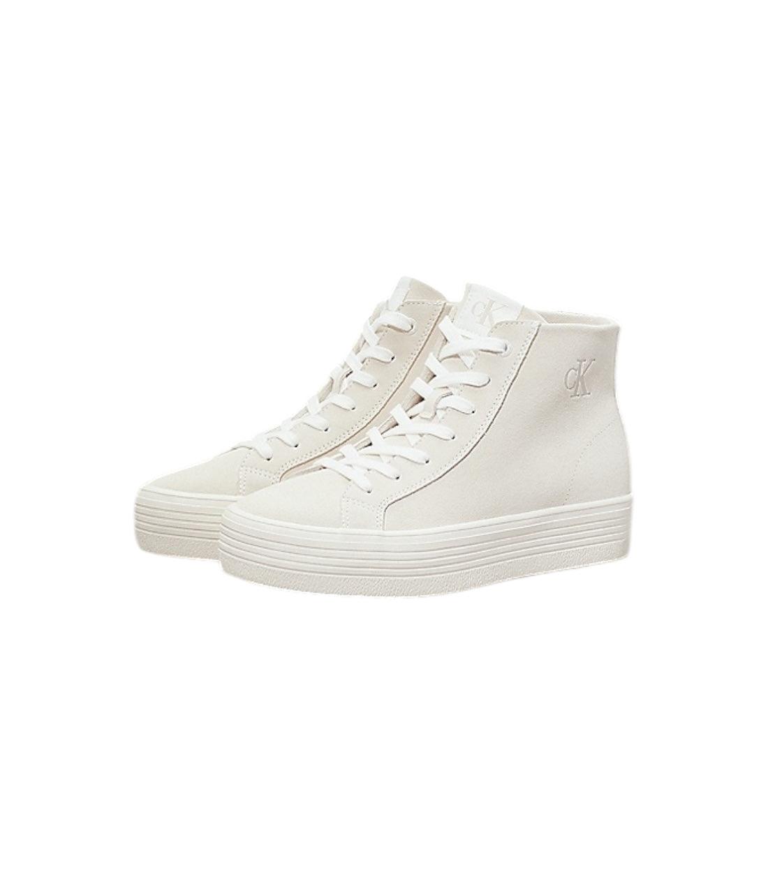 Calvin Klein Jeans High Top Suède Plateau Sneakers