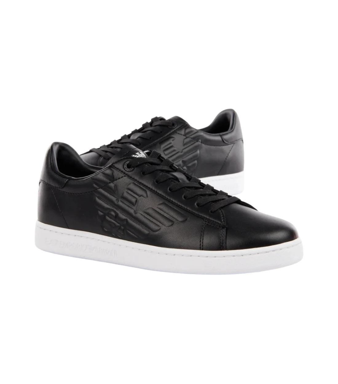 Ea7 Zwart Black GA Eagle Sneakers