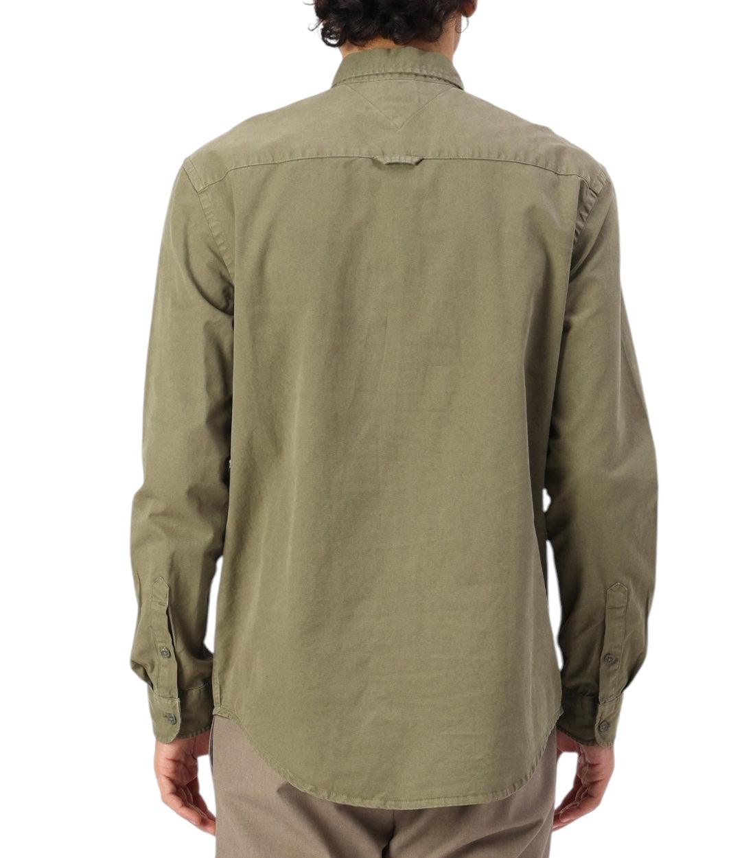 Tommy Hilfiger Jeans Groene Overhemd