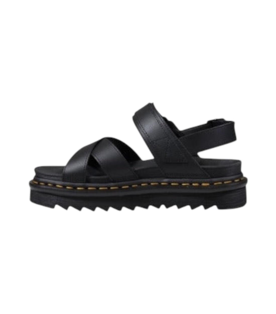 Dr. Martens Zwart Voss Hydro Leren Sandalen