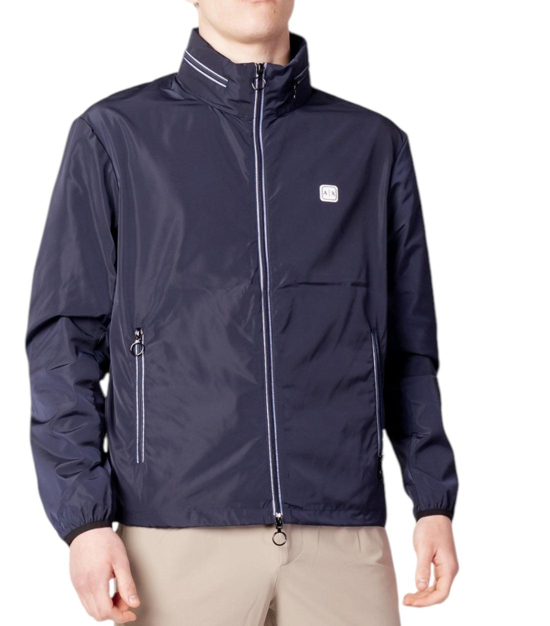 Armani Exchange Donkerblauw Jack Met Logo