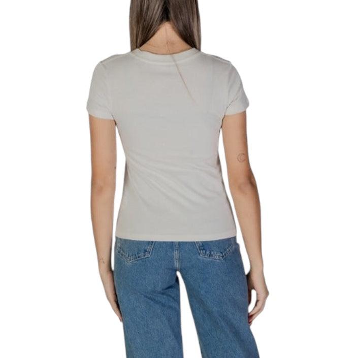 Calvin Klein Jeans Beige T-shirt Met Logo