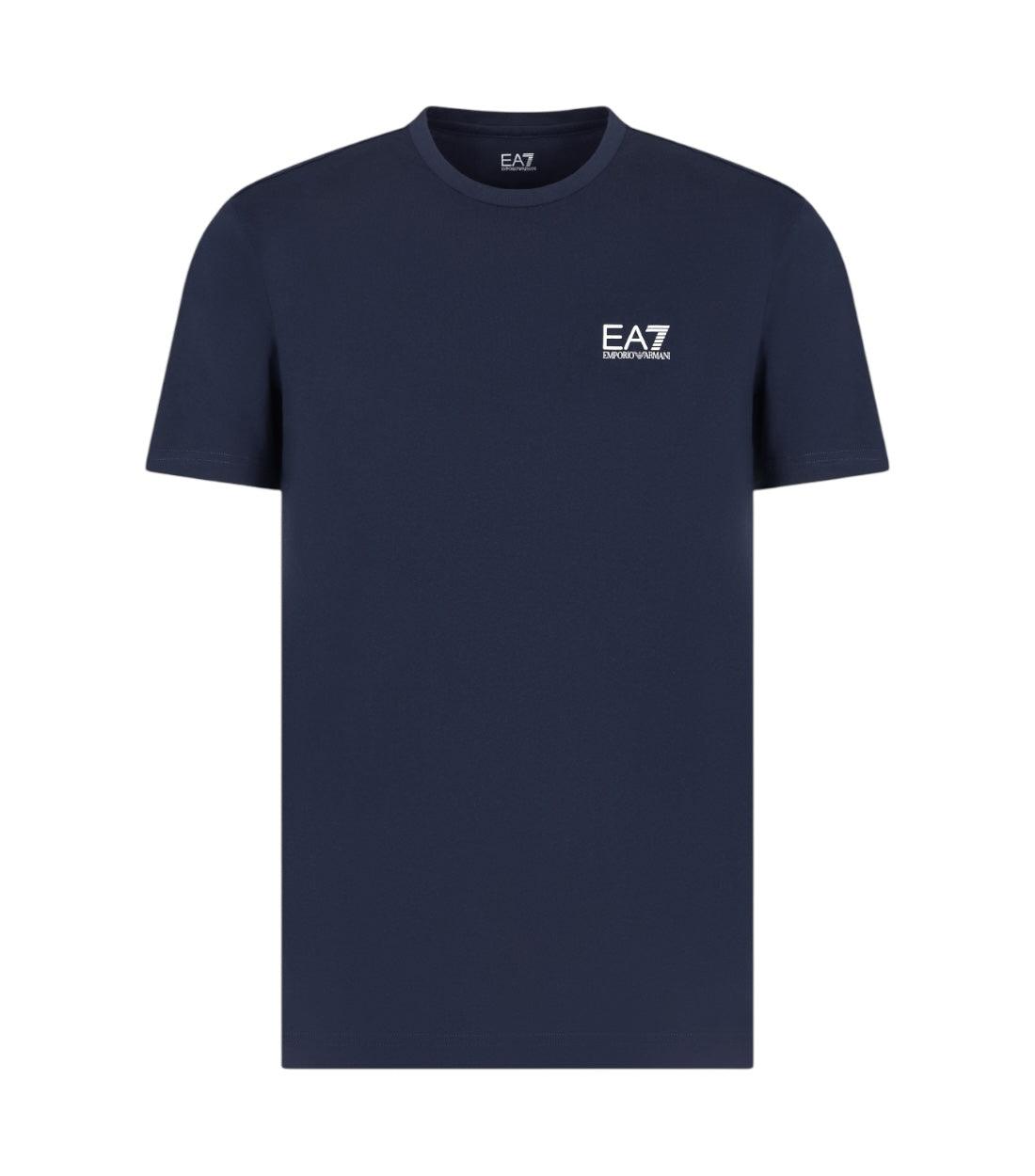 Ea7 Donkerblauw T-shirt Met Logo
