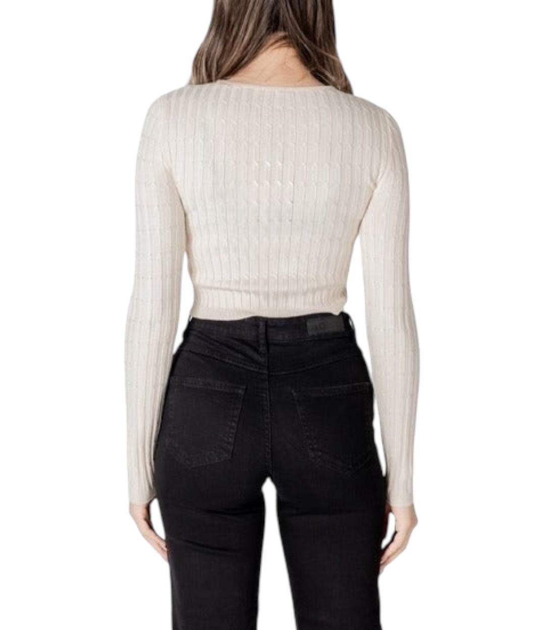 Only Beige Trui Met Lange Mouwen