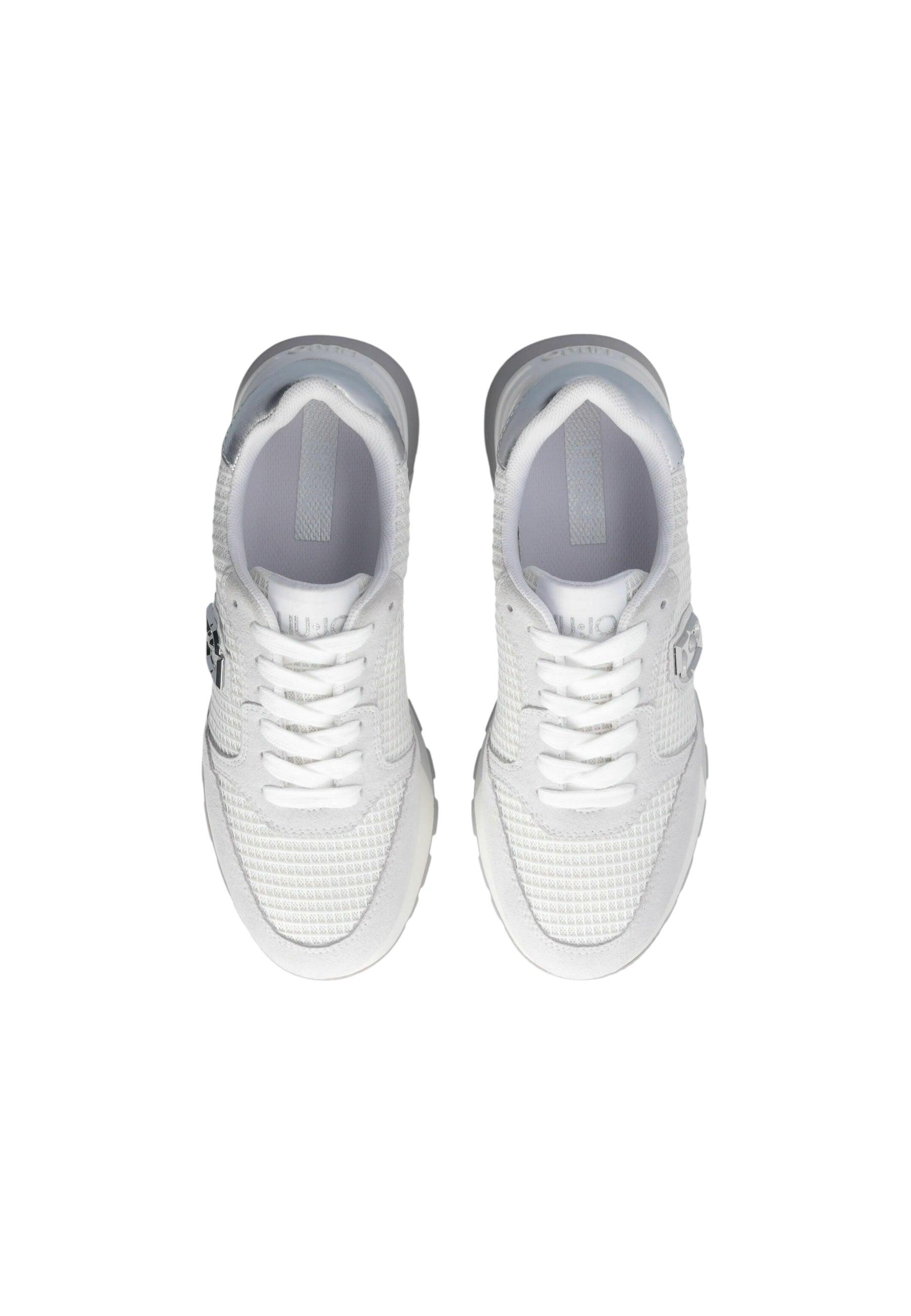 Liu Jo Grijs Sneakers Met Suede Details