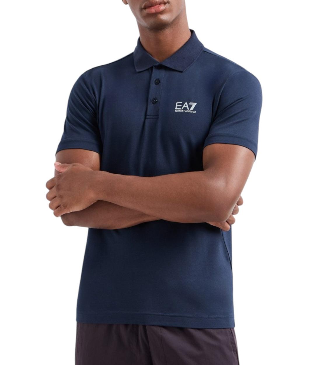 Ea7 Donkerblauw Polo Top