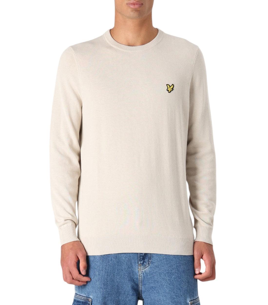 Lyle & Scott Beige Crew Neck