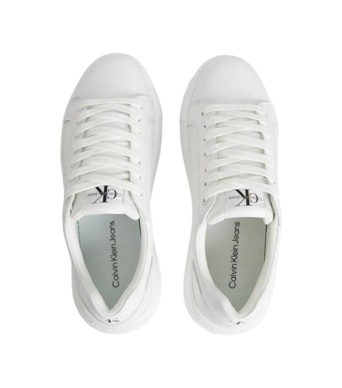 Calvin Klein Chunky Sneakers Met Labelprint In Wit