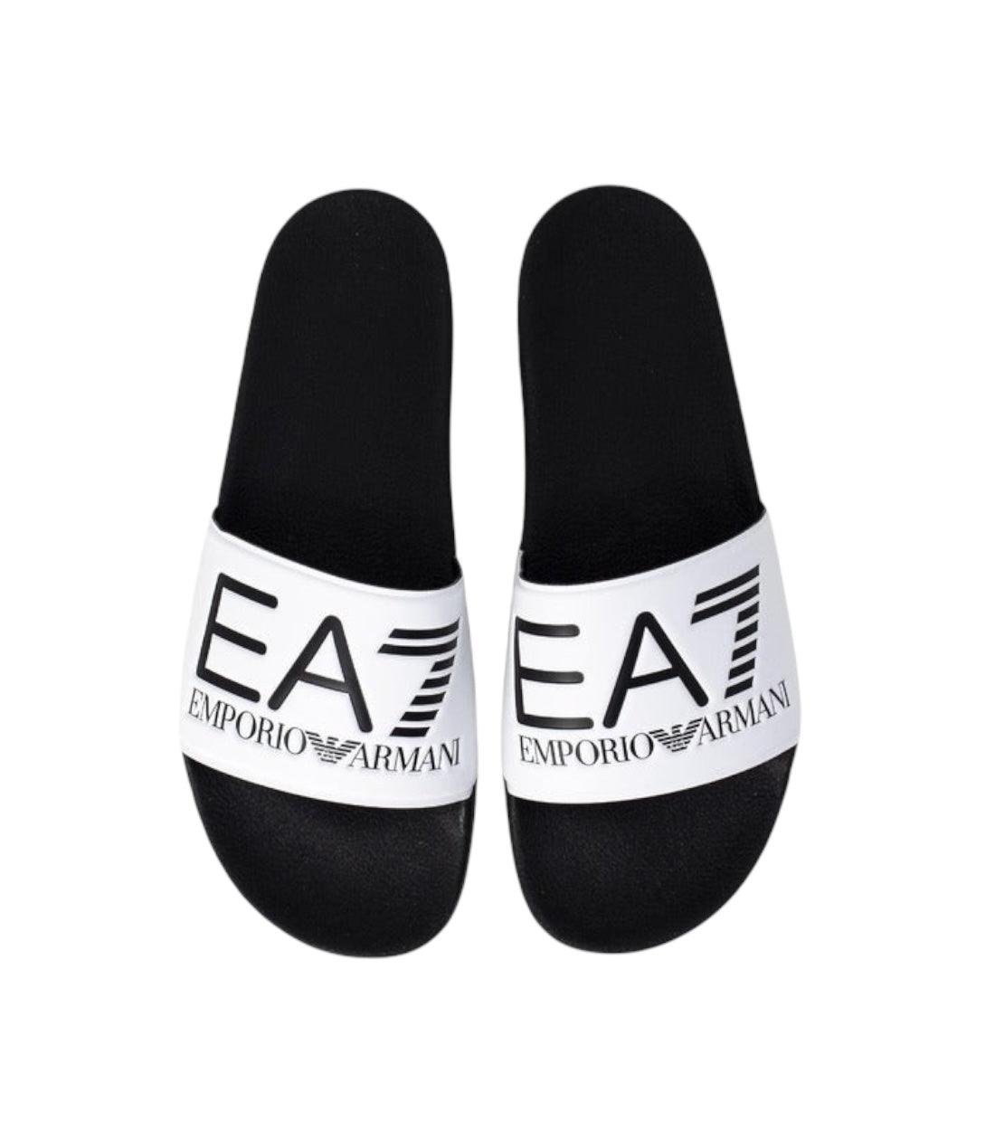 Ea7 Wit Slippers