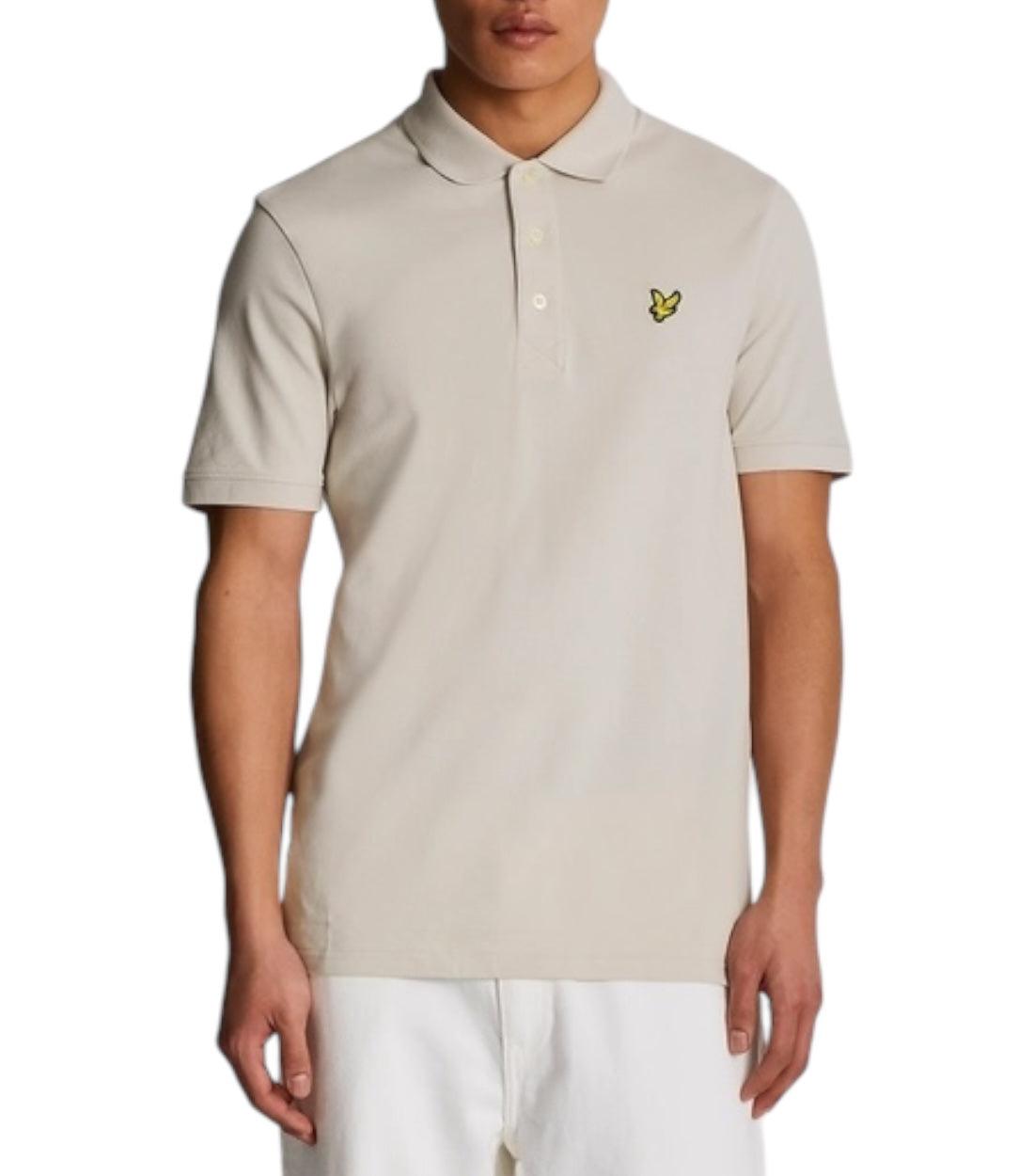 Lyle & Scott Beige Polo T-shirt