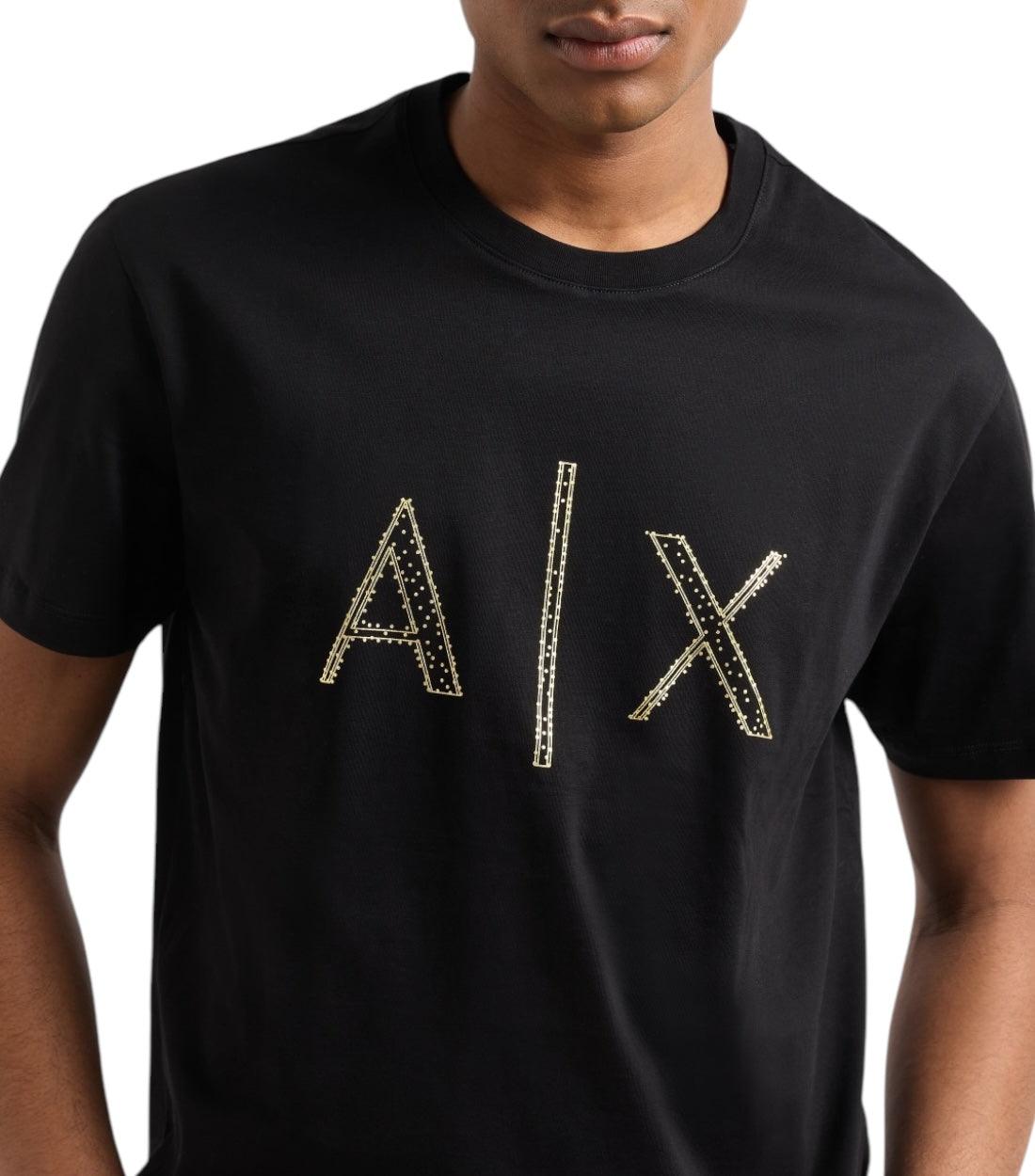 Armani Exchange Zwart T-shirt Met Logo