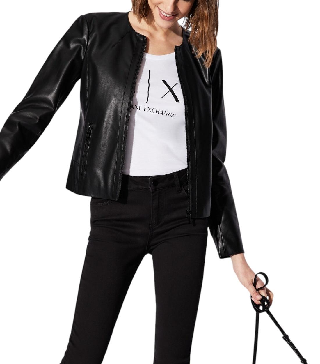 Armani Exchange Wit T-shirt Met Logoprint