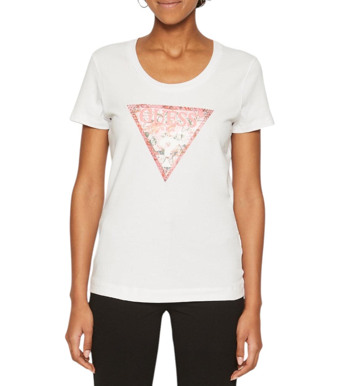 Guess Wit T-shirt Triangle Logo