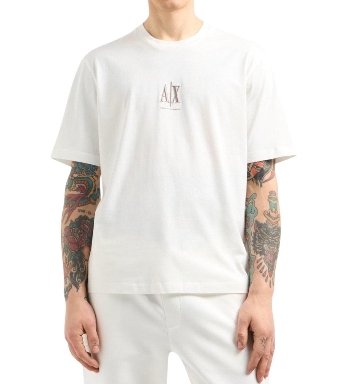 Armani Exchange Beige T-shirt Met Logo