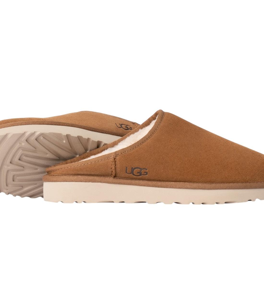 Ugg Bruin Classic Instappers Met Leer