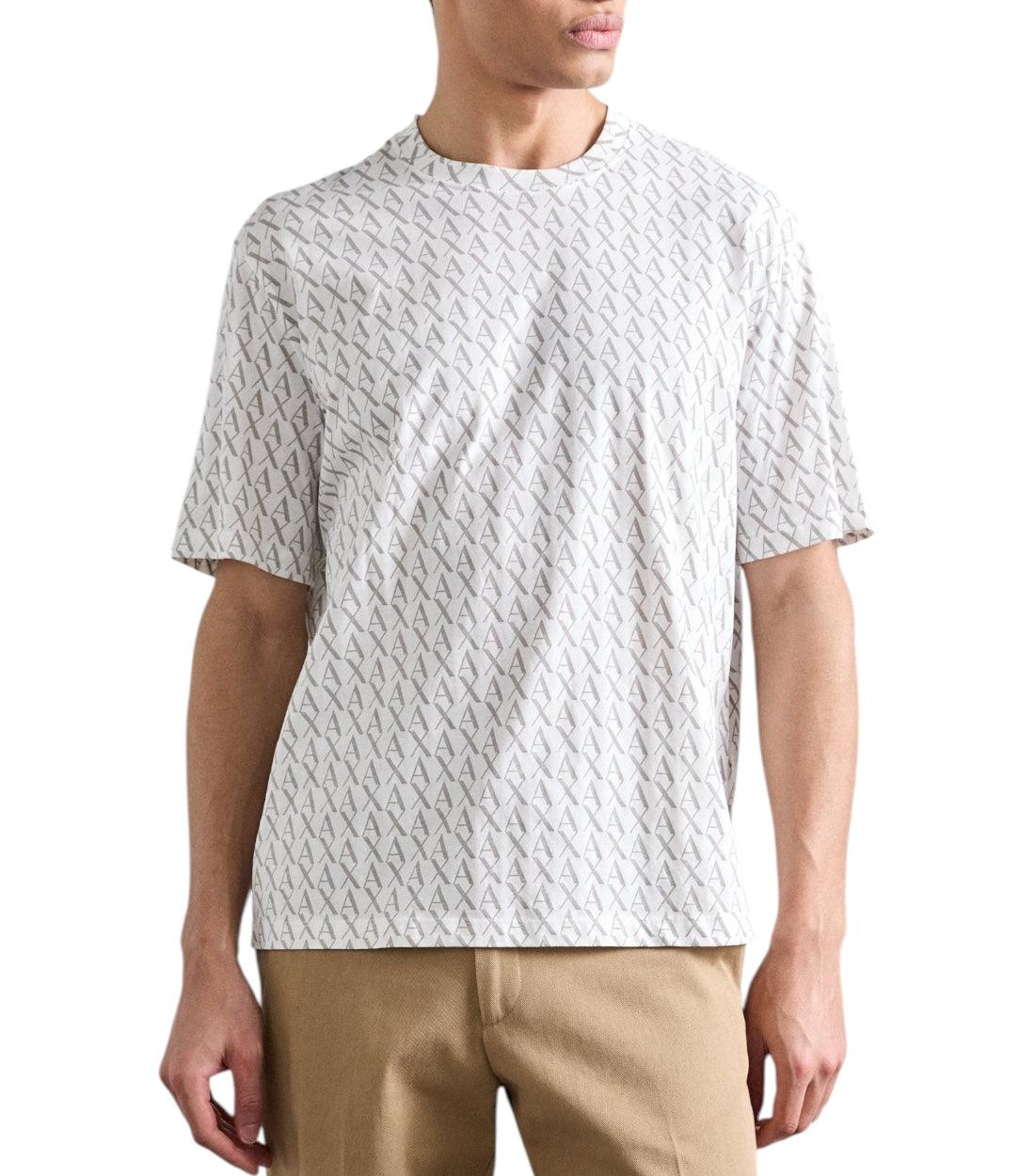 Armani Exchange Wit T-shirt Met Logoprint