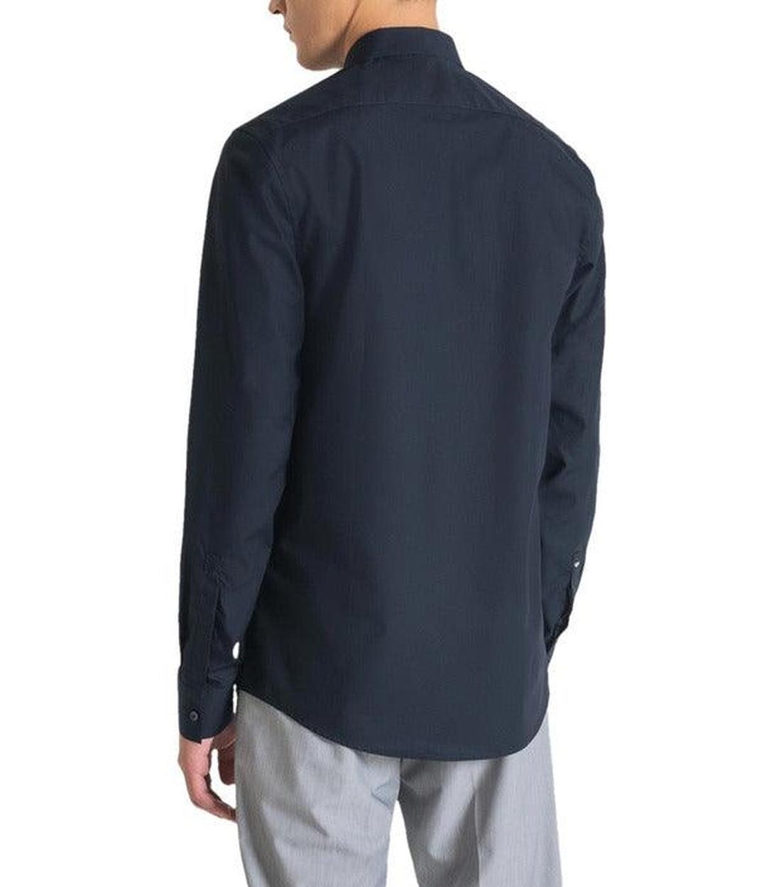 Antony Morato Blauw Regular Fit Overhemd