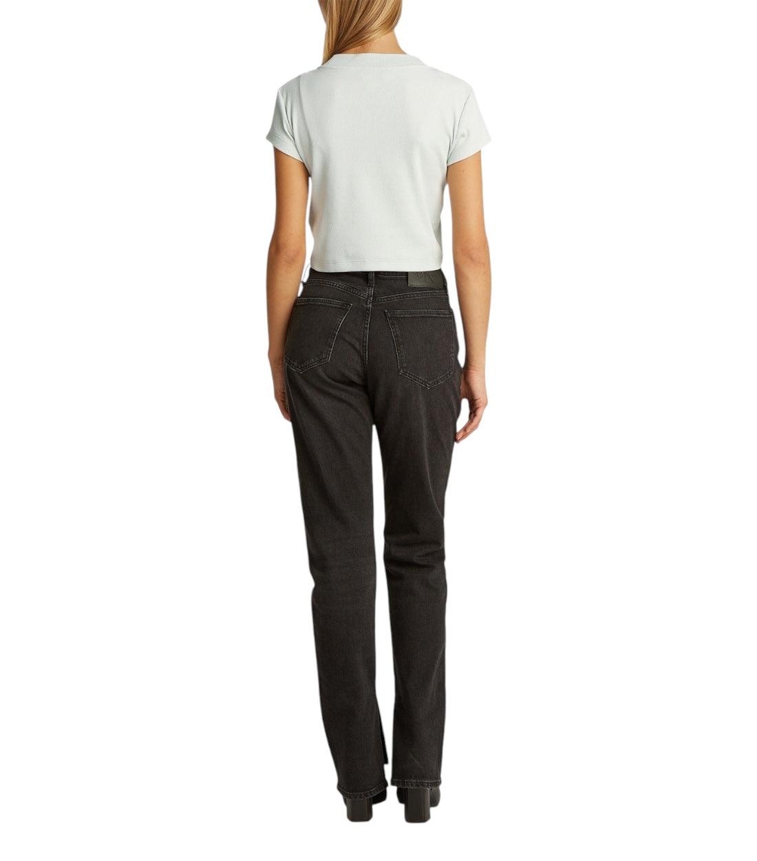 Calvin Klein Jeans Mint Croptop Met Logo