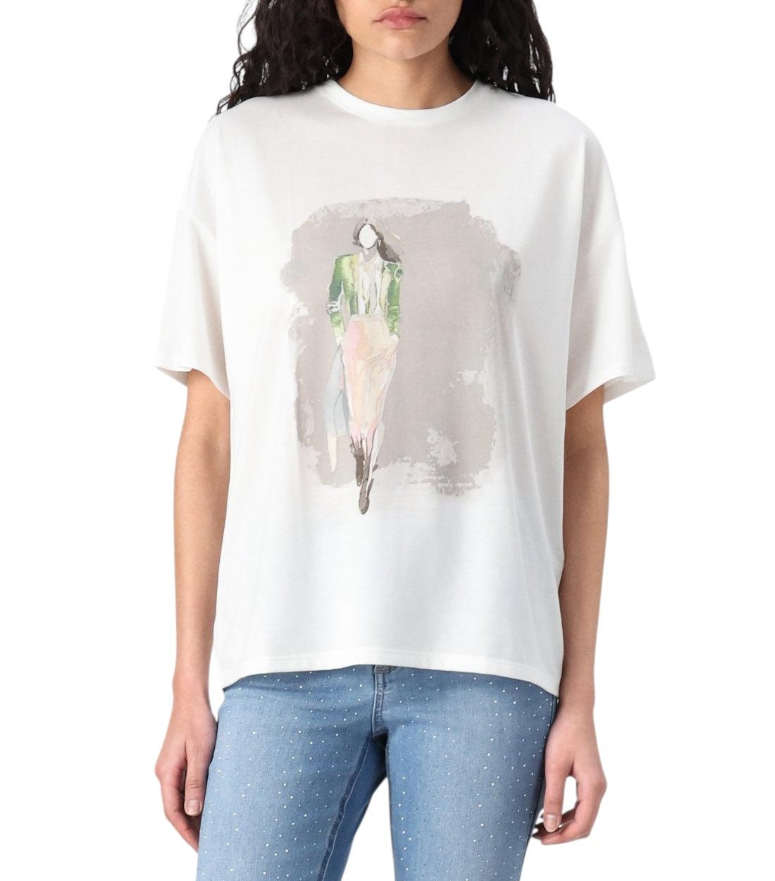 Only Wit T-shirt Met Print