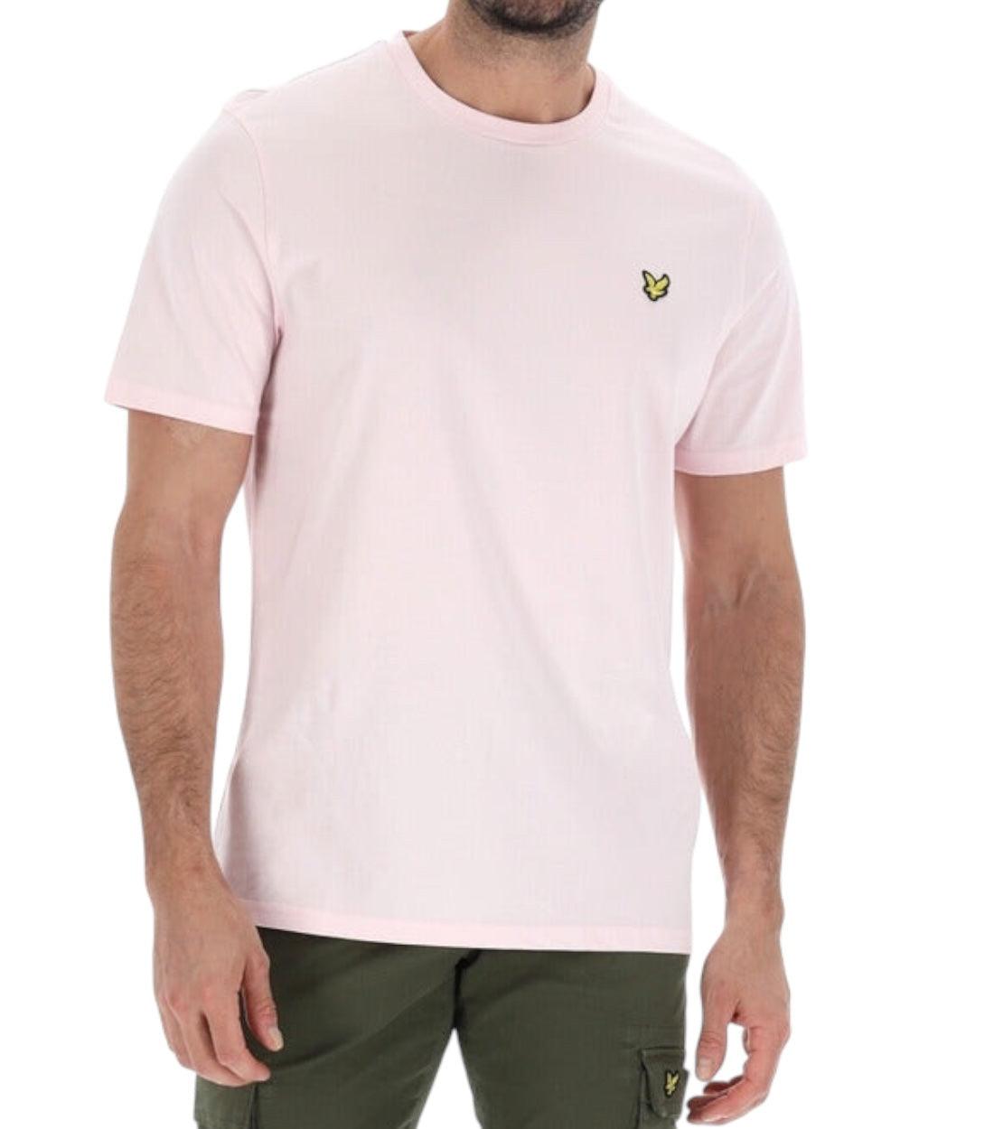 Lyle & Scott Roze T-shirt Met Logo