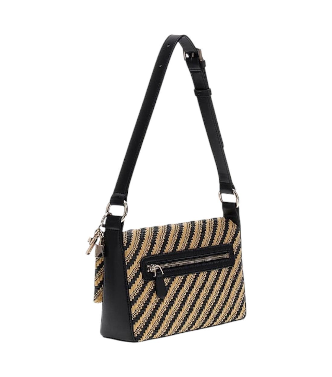 Guess Zwart Simona Mini Schoudertas