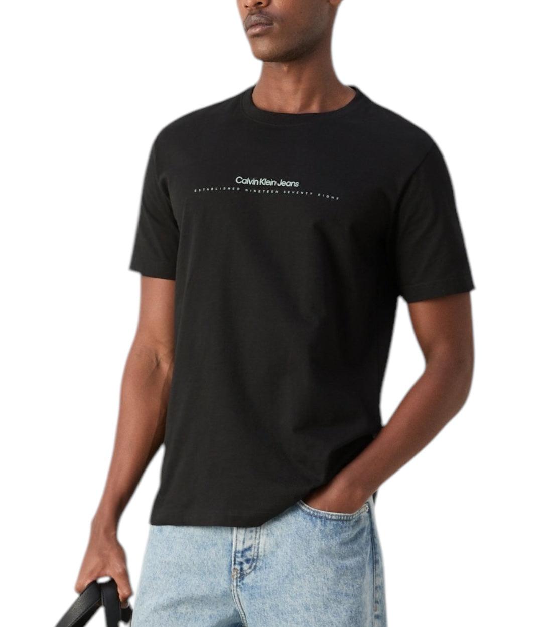 Calvin Klein Jeans Zwart T-shirt Met Logo
