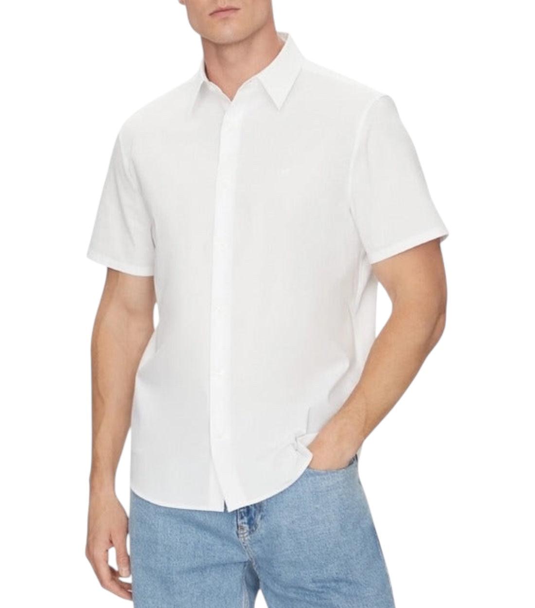 Calvin Klein Wit Blouse Met Korte Mouwen