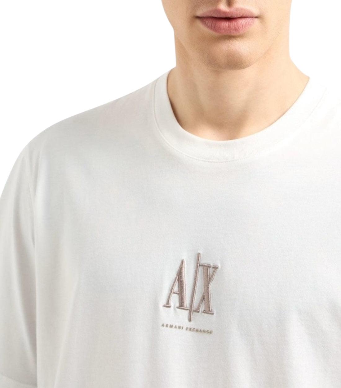 Armani Exchange Beige T-shirt Met Logo