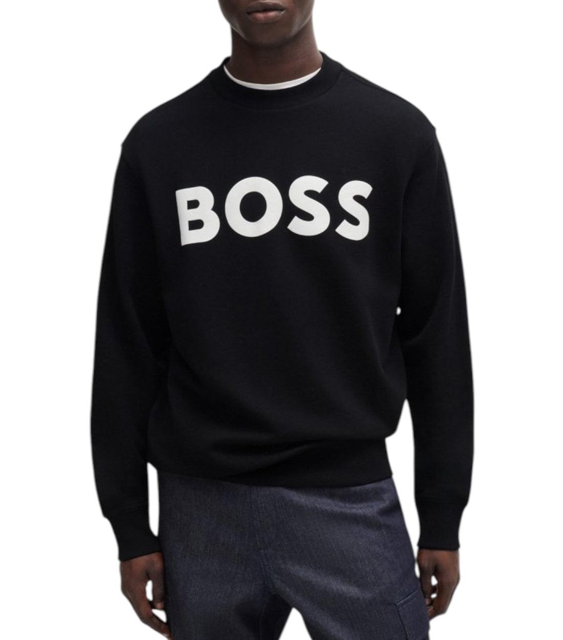 Boss Zwart Trui Met Logo