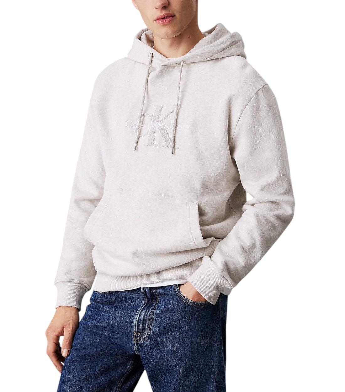 Calvin Klein Jeans Grijs Hoodie Met Logo