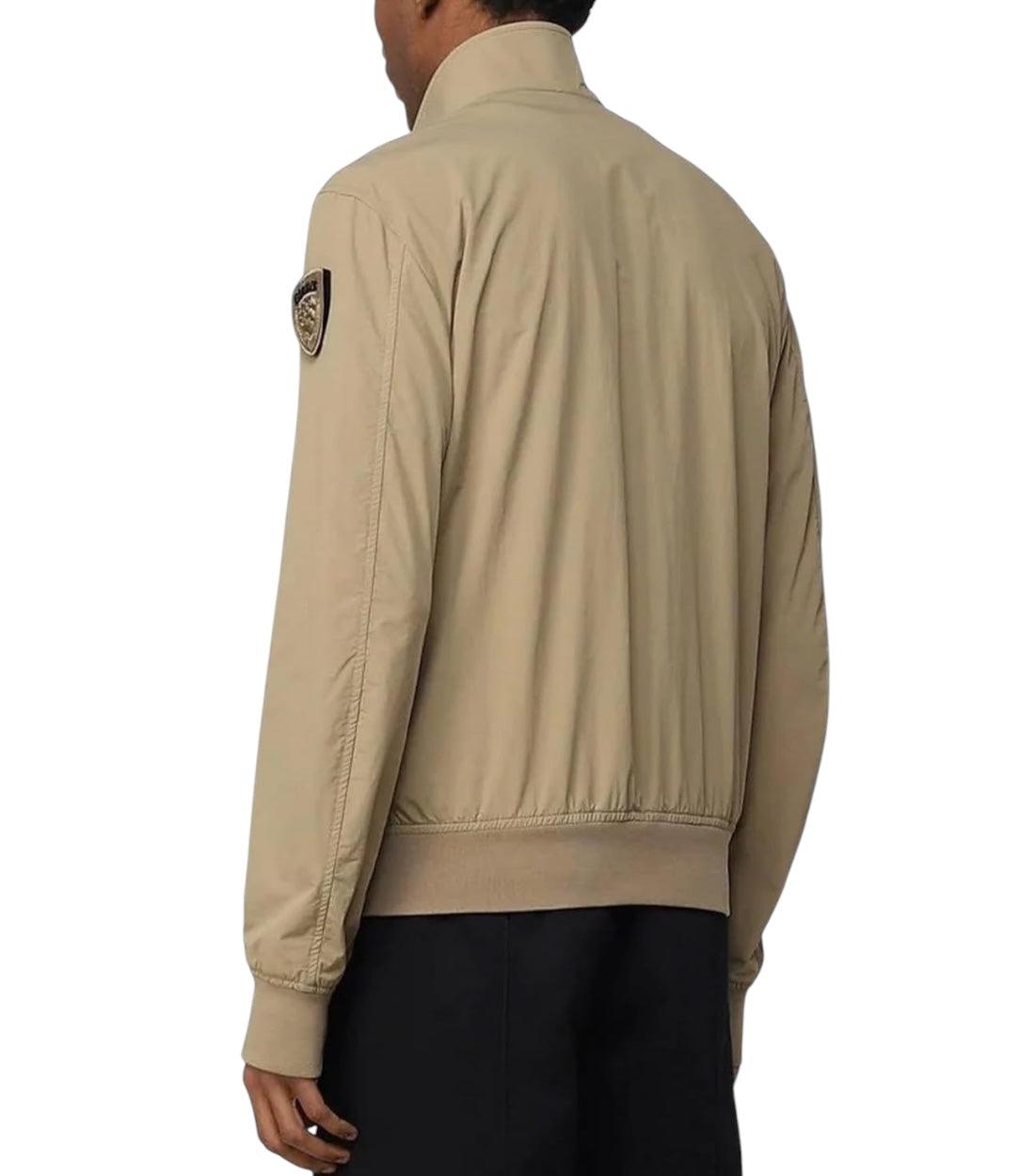 Blauer Beige Tussenjas