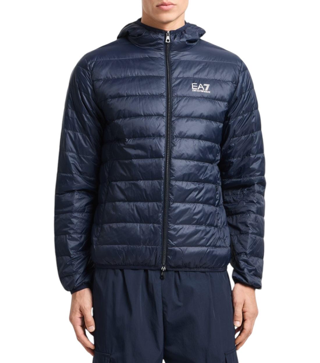 Ea7 Blauw Core Identity Down Jacket