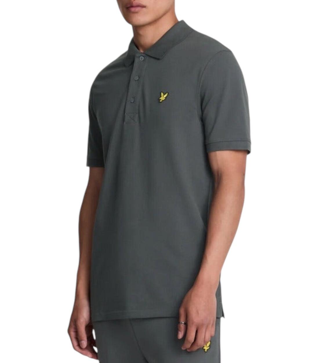 Lyle & Scott Grijs Polo Met Logo
