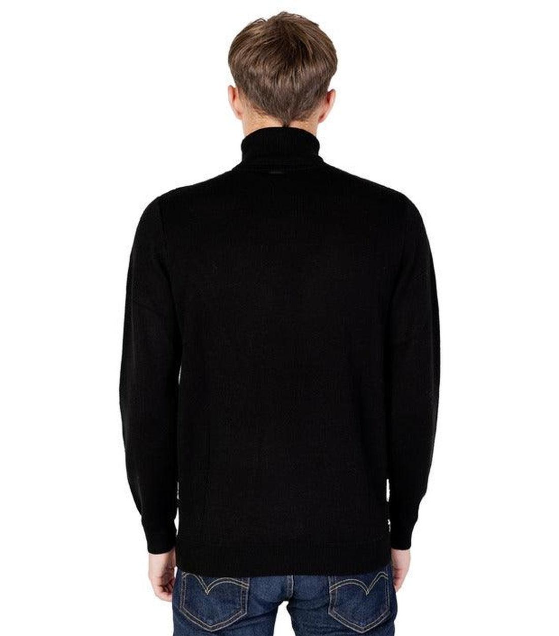 Antony Morato Zwart Gebreide Coltrui