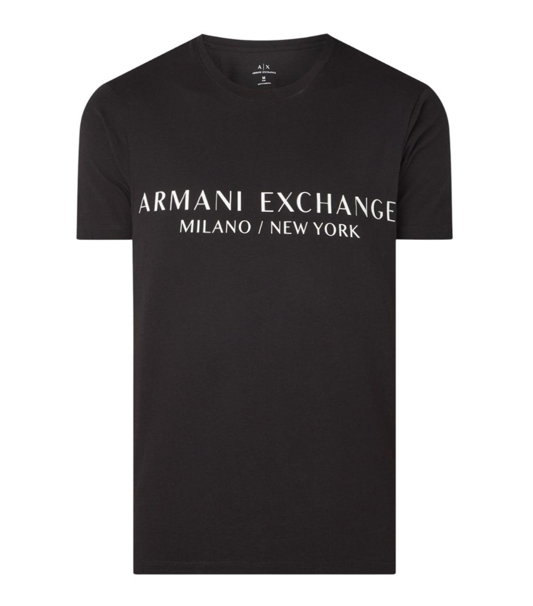 Armani Exchange Zwart T-shirt Met Logo