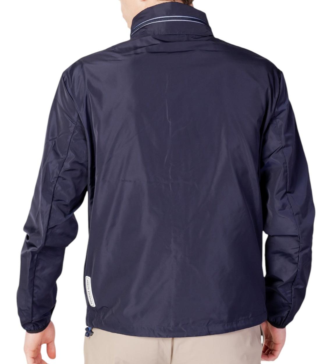 Armani Exchange Donkerblauw Jack Met Logo