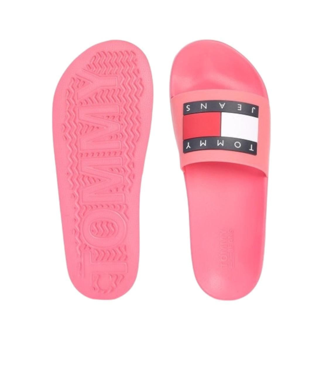 Tommy Hilfiger Jeans Brand Print Slippers