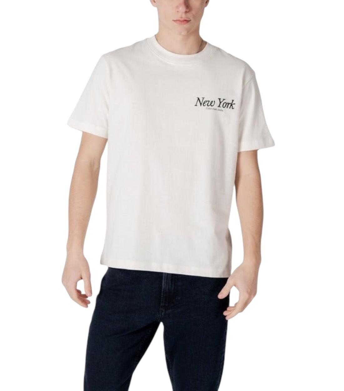 Calvin Klein Jeans Beige T-shirt Met Print