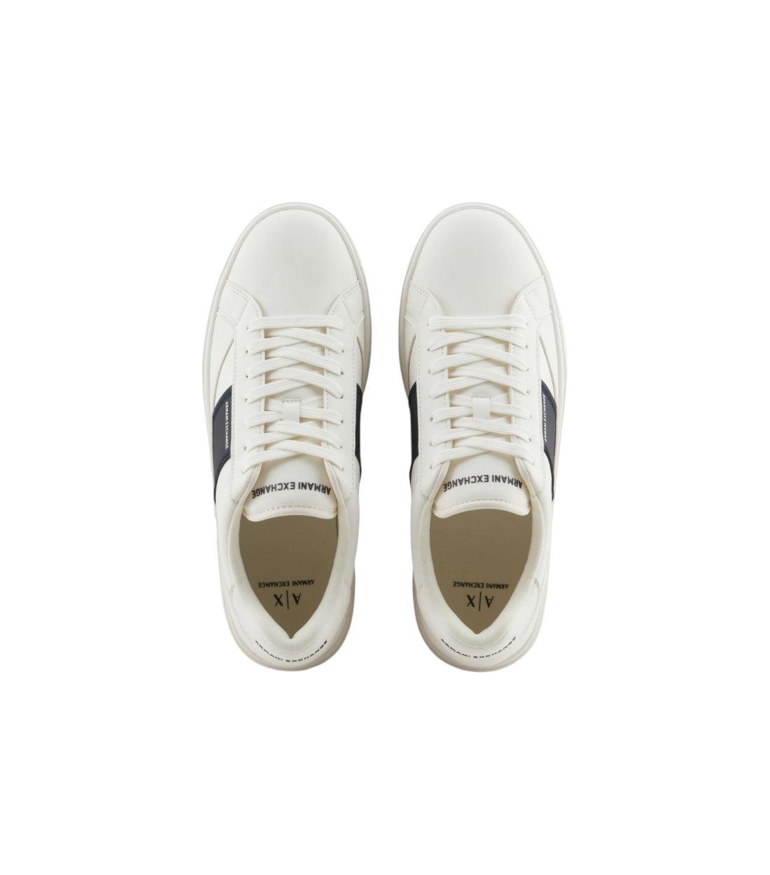Armani Exchange Witte Sneakers Met Band