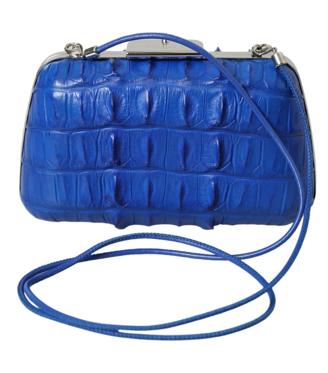 Balenciaga Blauw Krokodillenleer Handtas