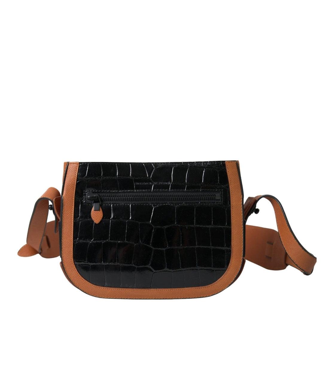 Balenciaga Luxe Bruine Krokodillenleer Schoudertas