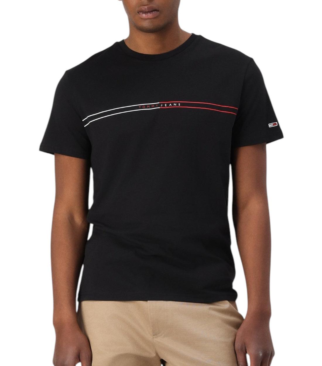 Tommy Hilfiger Jeans Zwarte Graphic T-shirt