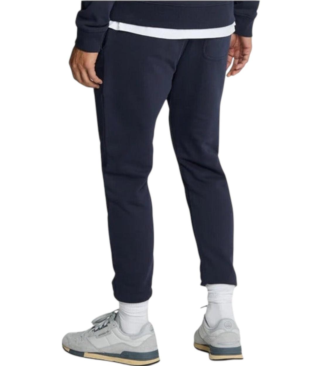 Lyle & Scott Donkerblauw Jogger Met Logo