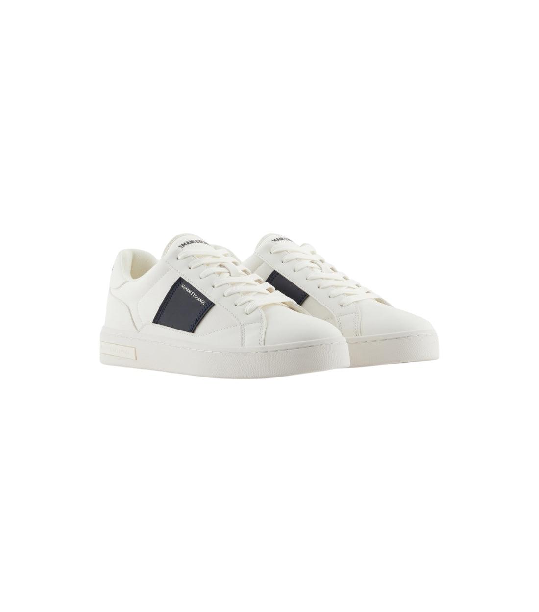 Armani Exchange Witte Sneakers Met Band